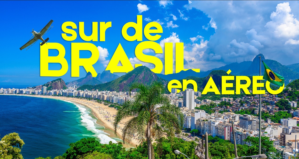 Sur de Brasil en aéreo